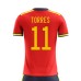 Prima Maglia Spagna Mondiali 2022 Fernando Torres 11